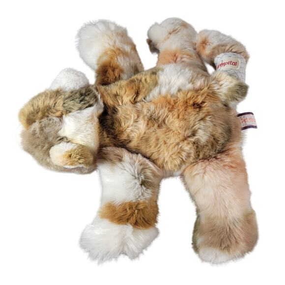 Lil' Pet Hospital Plush Calico Cat Toy 12" Stuffed Animal Realistic Multicolor - Picture 3 of 16